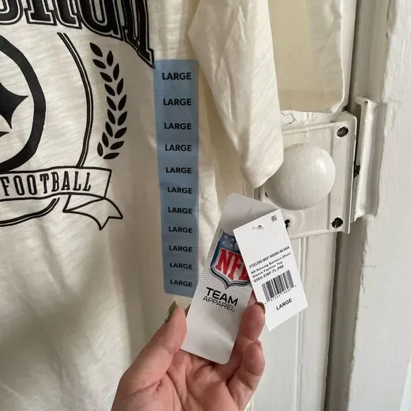 Pittsburgh Steelers Cream Tee - Picture 4 of 5